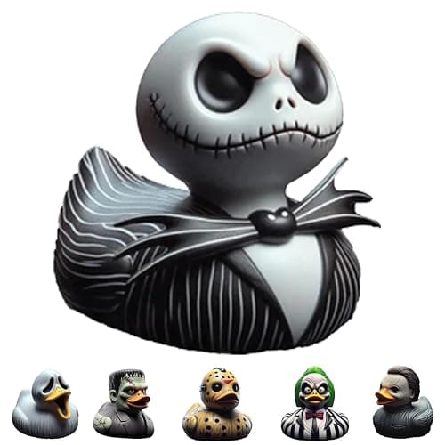 Generic Classic Horror Movie Character Duck, Halloween Horror Movie Duck, Office Desktop Car Dashboard Decoration (E) - Image 1
