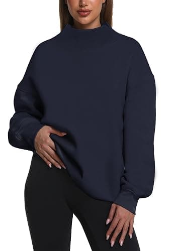 Navy Mockneck - Image 1