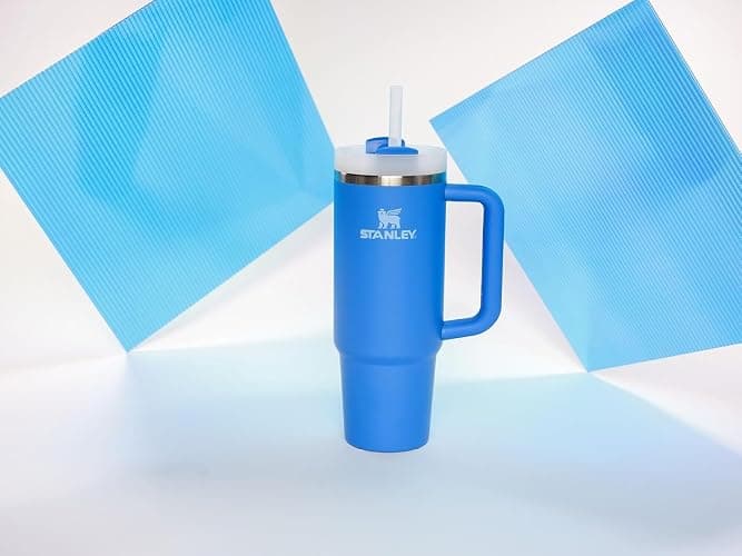 STANLEY Quencher H2.0 Tumbler with Handle and Straw 30 oz | Flowstate 3-Position Lid | Cup Holder Compatible for Travel | Insulated Stainless Steel Cup | BPA-Free | Azure thumbnail 9