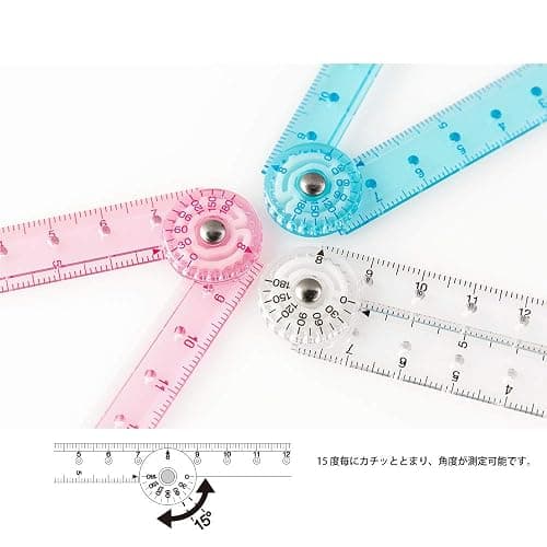 DESIGNPHIL 42263006 Midori Multi Ruler, 6.3 inches (16 cm), Transparent thumbnail 4