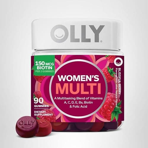 OLLY Women's Multivitamin Gummy, Women's Overall Wellness,* Vitamins A, C, D, E, Biotin, Folic Acid, Adult Chewable Supplement, Berry Flavored, 45 Day Supply - 90 Count thumbnail 13