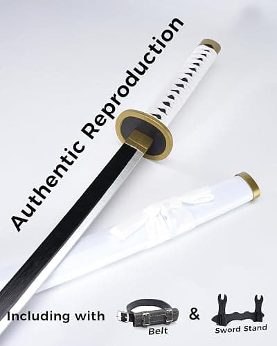 Cold Blade Toy Sword - 41 inches Toy Katana Replica with Holster Belt and Display Stand - Sword with Authentic Design thumbnail 3