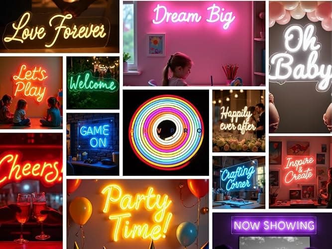 ADVPRO Custom LED Neon Signs, Customizable for Wall Decor, Wedding, Birthday Party, Personalized Large Led Neon Light Sign with Surname, Name, Bar, Shop Logo thumbnail 8