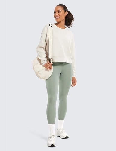 CRZ YOGA Butterluxe Yoga Leggings 25" - High Waisted Buttery Soft Womens Workout Lounge Pants thumbnail 3