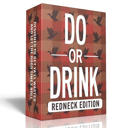 Do or Drink Redneck Edition - Rowdy Party Game with Outrageous Dares & Country Challenges Hilarious Drinking Card Game for Adults and Family, Tailgates, BBQs, Game Nights & Southern Fun - Image 1