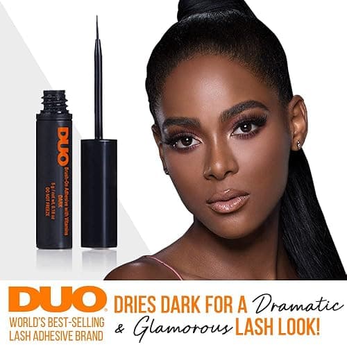 DUO Brush-On Strip Lash Adhesive, Dark Tone, 0.18 oz, 2-Packs thumbnail 2