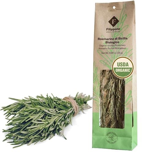 FILIPPONE - Organic Dried Rosemary leaves 25 g (0.88 oz), Herb Spices, Rosmarino Mazzetto - Image 1