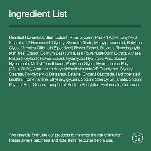 Anua Heartleaf Daily Lotion, Face Moisturizer with Hyaluronic Acid for Sensitive Skin, Lightweight, Korean Skin Care (200ml, 6.76 fl.oz.) thumbnail 6
