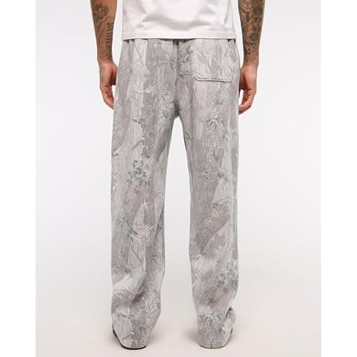 Baggy Camo Sweatpants Men Workout Camoflash Pants for Men Causal Lounge Army Fatigue Pants Baggy Camouflage thumbnail 3