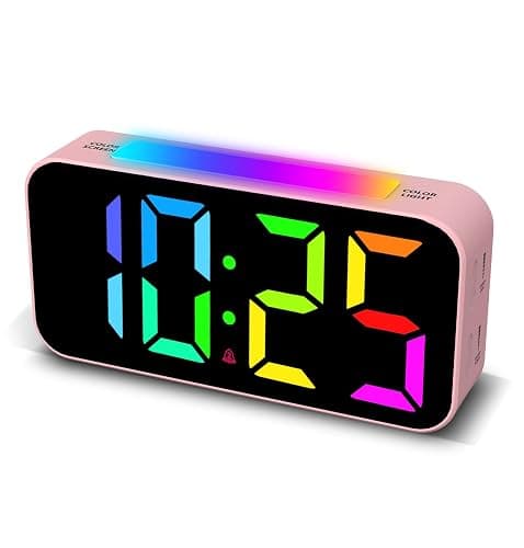 Topski Loud Alarm Clocks for Bedrooms Heavy Sleepers, Digital Clock with Night Light, Large Display, Dual Alarm, Snooze, Dimmable Bedside Alarm Clock for Kids Teens Boys Girls - Image 1