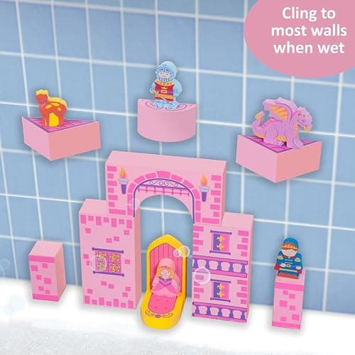 BathBlocks Floating Castle Bath Toy Princess Bath Toys thumbnail 2