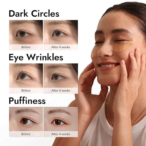 MIZON Under Eye Patches for Puffy Eyes & Dark Circles, 24K Gold & Snail Mucin, 60 Pcs – Anti-Wrinkle Collagen & Peptide Formula – Moisturizing Korean Eye Mask for Elasticity thumbnail 2