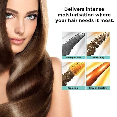 Keratin Hair Mask,Keratin Hair Treatment 250g Hair Mask for Dry Damaged Hair,Deep Conditioning Hair Treatment Mask Repair Treatment Damage Hair Root,Natural Deep Conditioner Hydrating Hair Care Gifts thumbnail 5