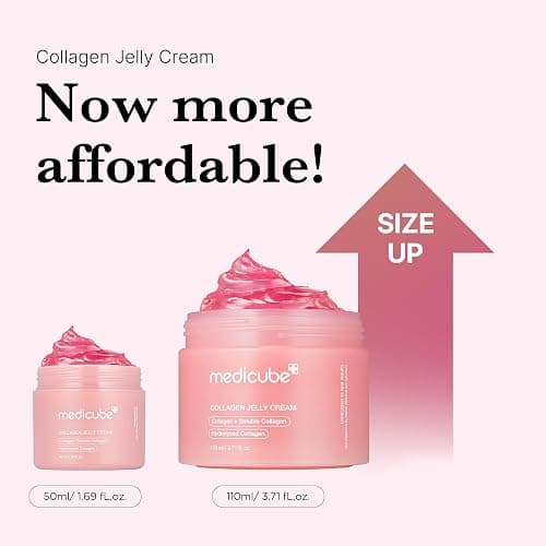 Medicube Collagen Jelly Cream- Niacinamide & Freeze-Dried Hydrolyzed Collagen - Boosts skin's barrier hydration and gives 24h Glow & Lifted Look - Korean skincare (1.69 Fl Oz (Pack of 1)) thumbnail 2