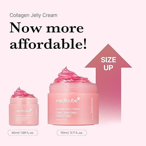 medicube Collagen Jelly Cream- Niacinamide & Freeze-Dried Hydrolyzed Collagen-Boosts skin barrier hydration & gives 24h Glow & Firmer looking skin | No artificial color, Korean skincare (3.71 fl.oz.) - 3.71 Fl Oz (Pack of 1) thumbnail 2