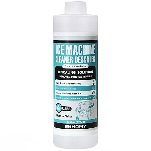 EUHOMY Ice Machine Cleaner Descaler, 16 Fl OZ Ice Maker Cleaner (4 Uses Per Bottle), Ideal Universal Descaling Solution for All Brands Ice Maker, Single Use Coffee and Espresso Machines - Image 1