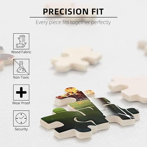 Soccer Puzzle 500 Piece Jigsaw Puzzles for Adults Soccer Sports Jigsaw Puzzle Fire Ball Sport Wooden Puzzles Birthday Gifts for Adults Family Game thumbnail 5