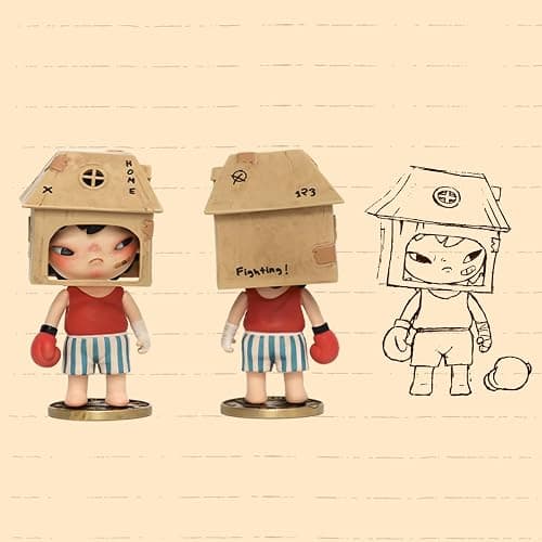 POP MART Hirono The Other One Blind Box Figures, Random Design Box Toys for Modern Home Decor, Collectible Toy Set for Desk Accessories, 1PC thumbnail 4