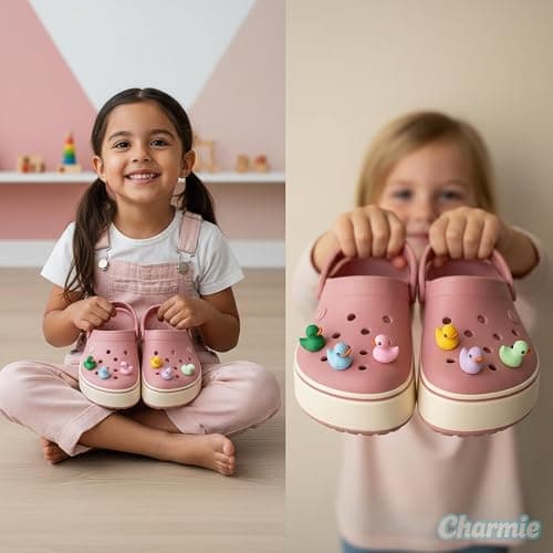 6PCS 3D Duck Shoe Charms – Cute PVC Shoe Decorations for Clogs, Sneakers & Sandals – Fun Shoe Accessories for Kids & Teens. thumbnail 3