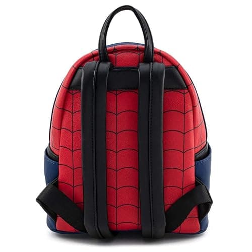 Loungefly Marvel Spider Man Classic Cosplay Womens Double Strap Shoulder Bag Purse thumbnail 2