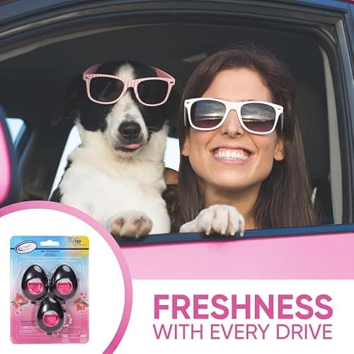 Air Jungles Car Air Freshener Vent Clip 3 Count, Honey Peach Scent, 4 ml Each, Long-Lasting Car Odor Eliminator, Easy Clip-On Design, Up to 90 Days Freshness for Cars, Trucks, and SUVs thumbnail 4