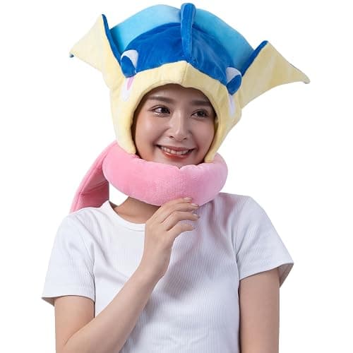 SAZAC Cozy, Warm Greninja Kigurumi Hat with Ear Flaps Pokemon Beanie for Adults, Luxurious Novelty Hat for Halloween & Cosplay - Premium Anime Cap thumbnail 8