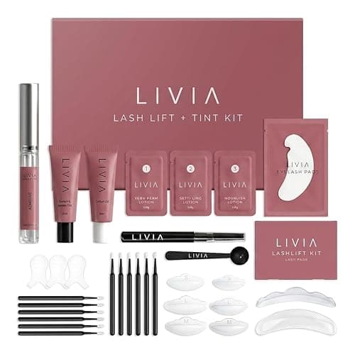Korean Lash Lift Kit + Color Kit - Perfectly Curled and Darker Lashes | 8 Weeks Lasting Results- Faster Alternative to Lash Serums, Complete DIY Perm Kit with Gentle and Nourishing Ingredients - Image 1