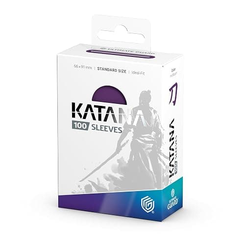 Ultimate Guard Katana Card Sleeves: 100 Standard Size TCG Sleeves, 66 x 91mm, Iris Bloom Back, Tournament Quality, No PVC & Acid-Free, High Clarity thumbnail 3
