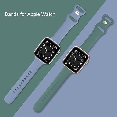 15 Pack Soft Silicone Bands Compatible with Apple Watch Band 40mm 41mm 38mm 45mm 44mm 42mm 46mm 49mm for Women Men,Sport iWatch bands Replacement Strap Wristbands for iWatch SE Series 10 9 8 7 6 5 4 3 thumbnail 2