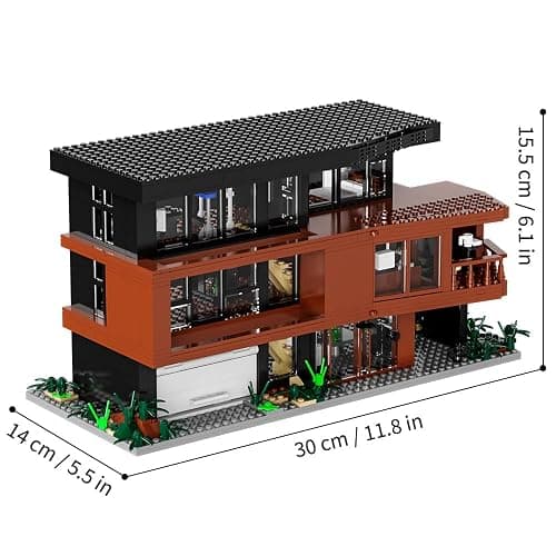 NETEHU Romance Films Fans Architecture Blocks，House Building Set House Present for Adult Halloween Christmas Valentine (979Pcs Mini Bricks) thumbnail 3