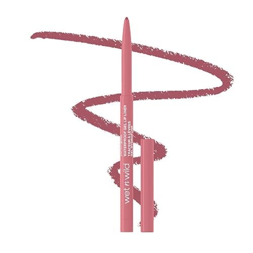 wet n wild Perfect Pout Matte Retractable Gel Lip Liner Pencil, Rich Creamy Long Lasting Color, Well-Defined and Flawless Application, Vegan & Cruelty-Free - Purple Lay Down the Mauves - Image 1