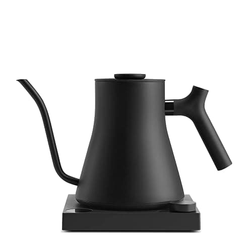 Fellow Stagg EKG Pro Gooseneck Electric Kettle, Brew Timer, 0.9 Liter | To-the-Degree Temp Control, Color LCD, Temp Hold, Stainless Steel, for Pour-Over Coffee & Tea, Quick Heating, Matte Black - Image 1