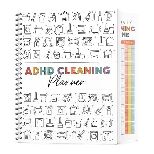 ADHD Cleaning Planner for Adults - Undated Daily Weekly Monthly Schedule & Checklist - Household Chores Organizer Journal - Image 1