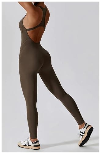 Combinaison de yoga KM - Combinaison de fitness - Vêtements de sport pour femme - Tenue de sport push-up thumbnail 2