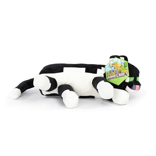 Minecraft Tuxedo Cat Plush Pillow Buddy - Super Soft Gamer Stuffed Animal - Polyester Microfiber, 18 Inches thumbnail 6