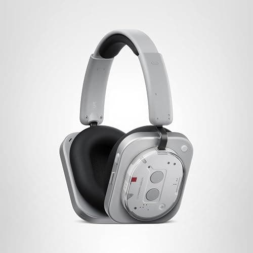 Nothing Headphone (1) Hybrid Active Noise Cancelling Headphones, Wireless Over-Ear Headphones with 6 Mics, 80Hrs Playtime, Hi-Res Audio, KEF-Tuned, Spatial Sound, Comfort Fit & Fast Charging White thumbnail 9