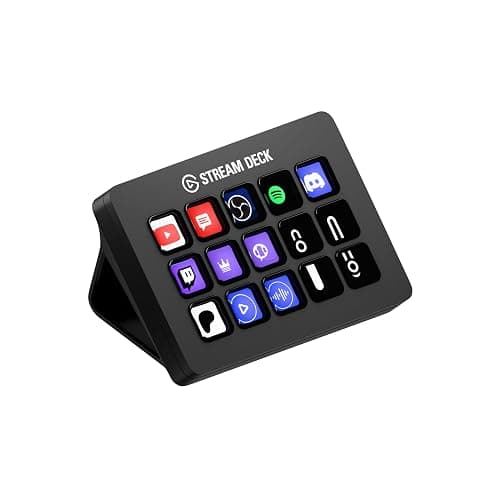 Elgato Stream Deck MK.2 – Studio Controller, 15 macro keys, trigger actions in apps and software like OBS, Twitch, YouTube and more, works with Mac and PC - Image 1