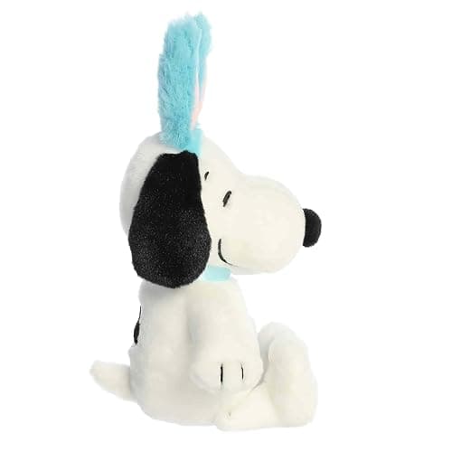 Aurora Adorable Peanuts Easter Snoopy Stuffed Animal - Officially Licensed Toys For All Snoopy Fans - Seasonal Plush For Easter Holiday - White 8 Inches thumbnail 3