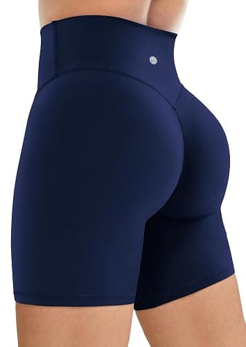QUEENIEKE Biker Shorts Women High Waist Gym Shorts 6" Tummy Control Squat Proof Workout Shorts for Yoga Running Volleyball - Image 1