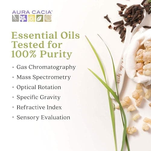 Aura Cacia Discover Essential Oils Kit, 4-Pack, Lavender, Eucalyptus, Peppermint & Tea Tree Oils, Excellent Starter Set thumbnail 9