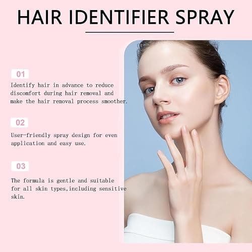 Hair Identifier Spray for Face Shaving，face hair identifier spray，Moisturizing And Skin Care Set Spray，suitable for all skin types (1 set) thumbnail 4
