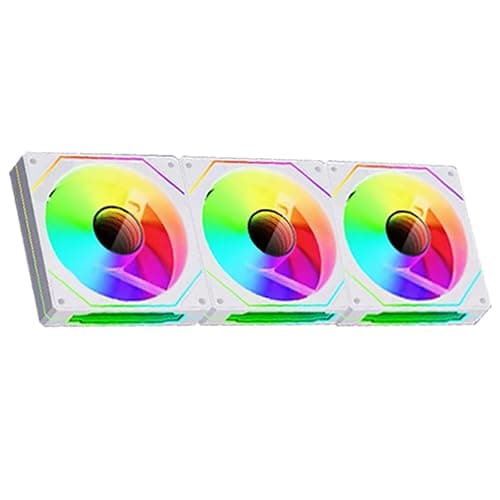 TZMRIT Prism 4 Pro RGB Ventilateur 120 mm Noir 5 V 3 broches Carte mère Synchronable Miroir PWM ARGB PC Boîtier Ventilateur thumbnail 5