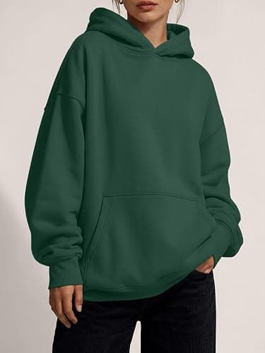 Trendy Queen Women Oversized Hoodies Fall Outfits | Gentle Skin Feel, Aesthetic Drop Shoulder, Large Kangaroo Pocket, Seamless Daily Outfit Match thumbnail 2