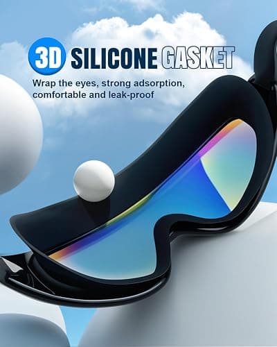 Rantizon Swim Goggles 2 Pack, Wide View Anti Fog&UV Swimming Goggles for Audlt, No Leaking Swim Glasses for Men Women Kids thumbnail 7