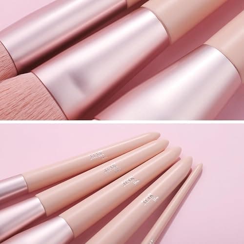 Makeup Brushes 11 PCS Set with PU Leather Bag (11 Pcs + PU Leather Bag) thumbnail 4