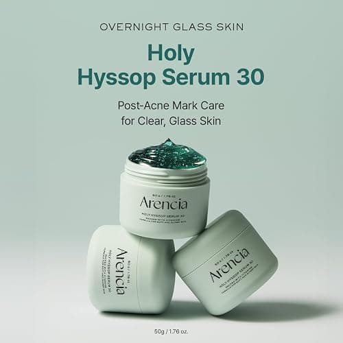 Arencia Glow Hyssop Overnight Face Mask Serum - hydrating & Anti-Aging Serum for younger looking Korean Glass Skin, Vitamin A, C, E, Niacinamide, Peptide thumbnail 2