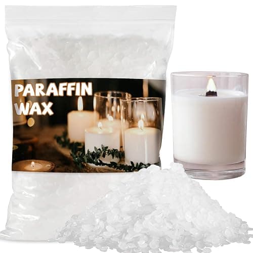 CARGEN 885g Paraffin Wax Pellets - Paraffin Wax Candle Making,Pure Paraffin Wax,Paraffin Wax Beads,Paraffin Wax Candle,Paraffin Candles for Craft,Candle Making Furniture,Spa,Hand Treatments - Image 1
