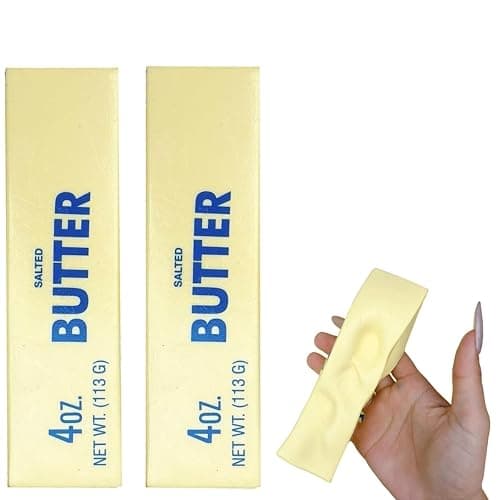 1pcs Squeeze Butter Squishy Toy, Pack Sensory Stress Relief Squishies Soft & Stretchy Fidget Toys for Anxiety Relief Party Favors (Dumpling Squishy Butter) (2PC-Small) - Image 1