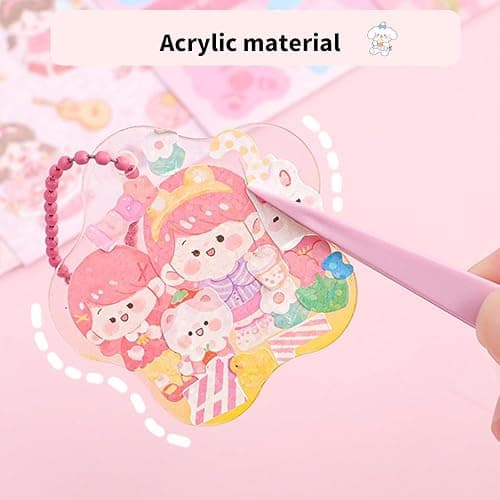 CGLRybO Goo Card Stickers DIY Kits Card, Keychain Guka Card Toy Hand Account Deco, Handmade Sticker Set (44) thumbnail 5