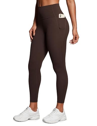 CRZ YOGA Butterluxe Workout Leggings Pockets 25'' - High Waisted Gym Womens Yoga Pants Buttery Soft - Image 1